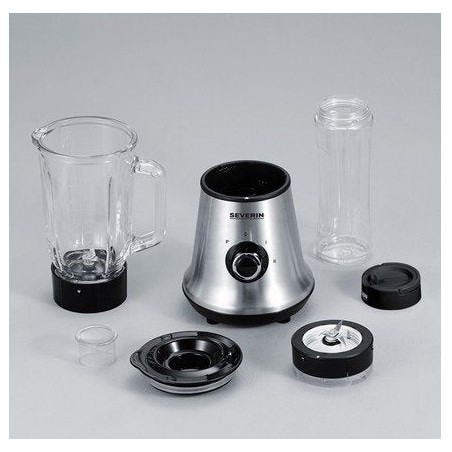 Licuadora severin sm 3737, 1 l batidora de vaso acero inoxidable 500 w
