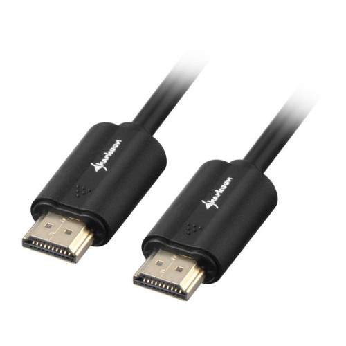 Sharkoon cable hdmi 2.0 4k 3d negro 2 metros 2160p