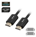 Sharkoon cable hdmi 2.0 4k 3d negro 2 metros 2160p