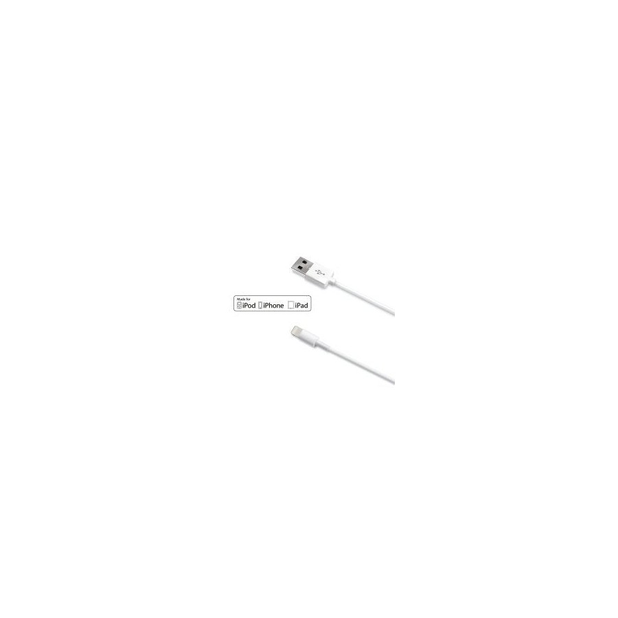 Celly usblight cable de conector lightning blanco