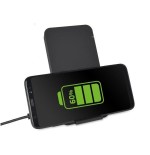 Celly cargador inalambrico salida 10w con stand negro
