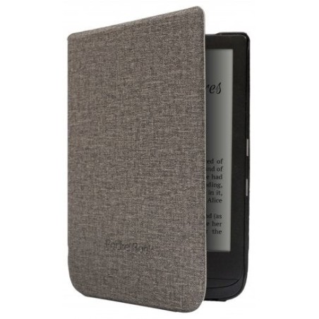 Pocketbook wpuc-627-s-gy funda para libro electrónico 6" folio marrón/gris
