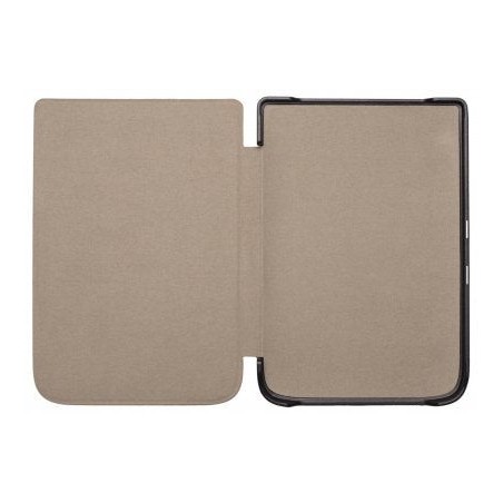 Pocketbook wpuc-627-s-gy funda para libro electrónico 6" folio marrón/gris