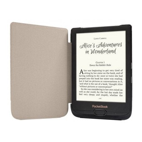 Pocketbook wpuc-627-s-gy funda para libro electrónico 6" folio marrón/gris