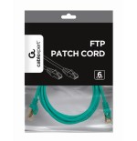 Gembird cable de red ftp cat6 awg24 2m verde
