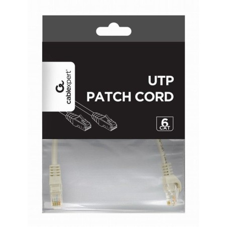 Gembird cable de red utp cat6 awg26 0.25m gris