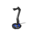 Sharkoon tarjeta sonido x-rest 7.1 usb a jack 3.5 con soporte auriculares ps4 / pc / notebook