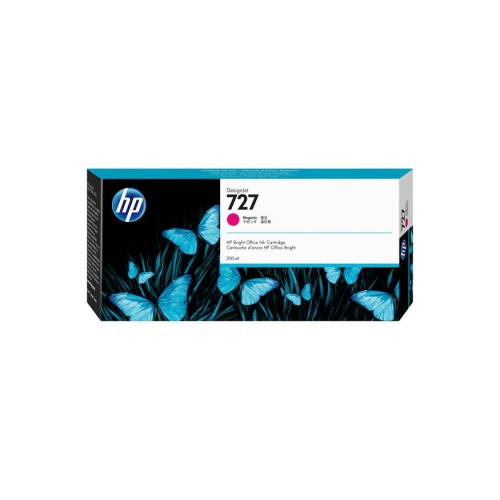 Tinta original hp designjet 727 magenta de 300 ml