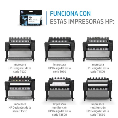 Tinta original hp designjet 727 magenta de 300 ml