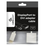 Gembird adaptador displayport a hdmi m/h 0.10m blanco  a-dpm-hdmif-002-w