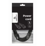 Gembird cable de alimentacion c13 a c14 3m negro