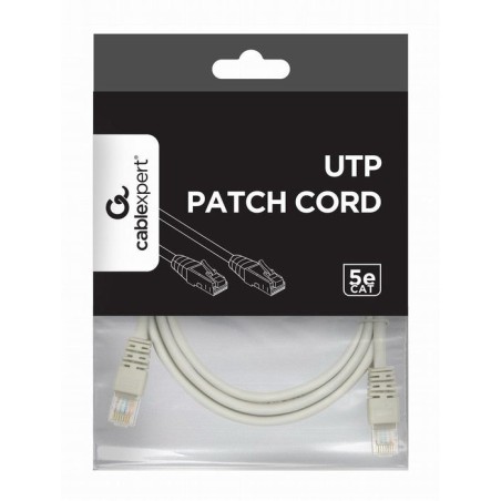Gembird cable de red utp cat5e 1.50m gris