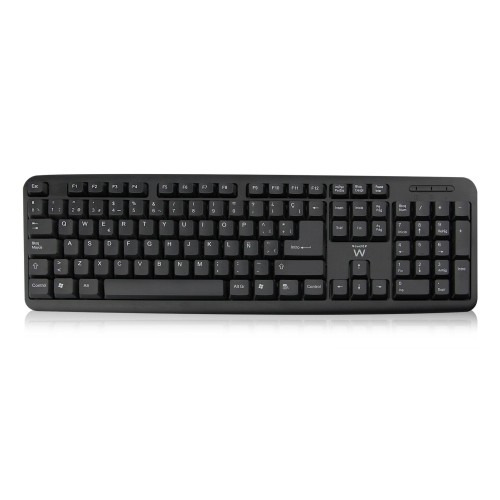 Ewent teclado español standard slim usb negro (ew3109)