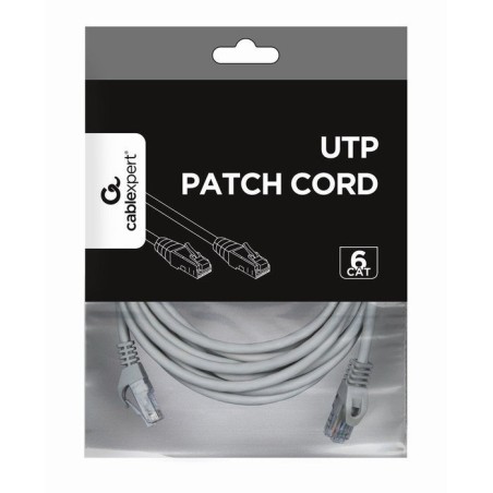 Gembird cable de red utp cat6 awg26 5m gris