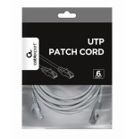 Gembird cable de red utp cat6 awg26 5m gris