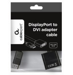 Gembird conversor displayport a vga m/h 0.15m negro  a-dpm-vgaf-02