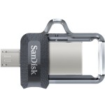 Pendrive 128gb sandisk dual m3.0 ultra usb 3.0 microusb