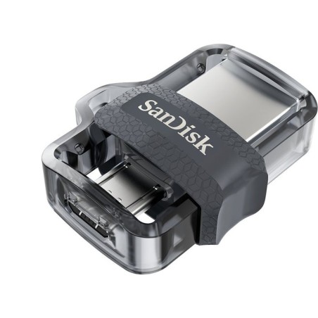 Pendrive 128gb sandisk dual m3.0 ultra usb 3.0 microusb