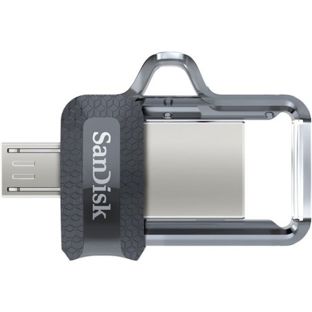 Pendrive sandisk 256gb usb 3.0 / micro usb ultra dual m3.0 150bm/s