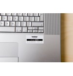 Brother cinta laminada blanco/negro 24mm (sin blister)