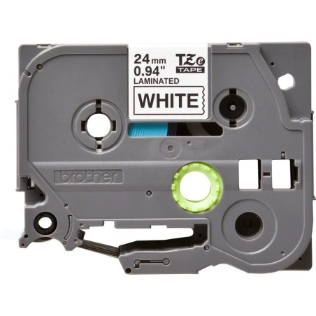 Brother cinta laminada blanco/negro 24mm (sin blister)