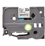 Brother cinta laminada blanco/negro 24mm (sin blister)