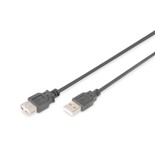 Cable de extensión digitus usb 2.0 tipo a macho / hembra 3.0m