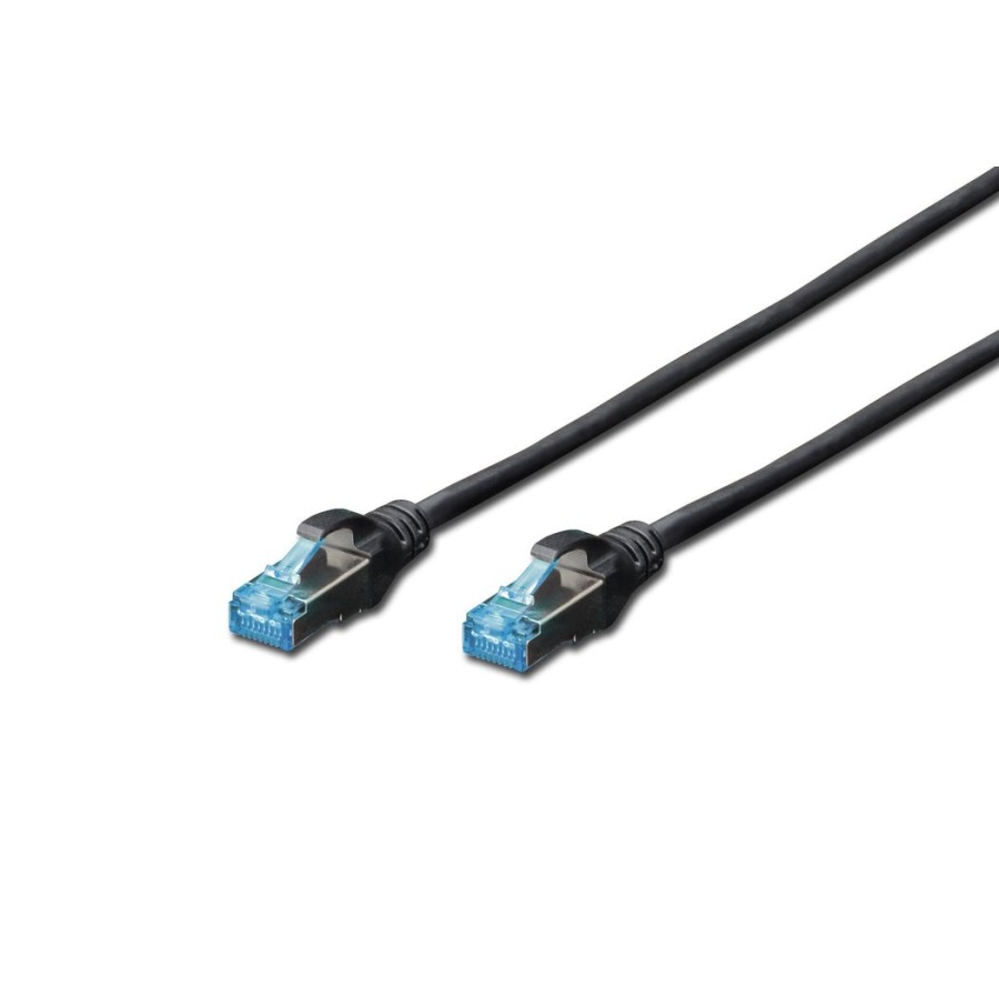 Digitus patch cable, sftp, cat5e, 5m, black cable de red negro