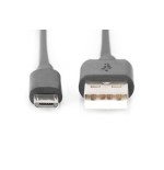 Digitus cable usb 2.0/microusb 1m negro