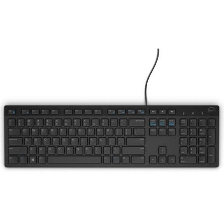 Keyboard usb dell kb216 multi black bel belgian