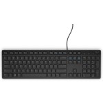 Keyboard usb dell kb216 multi black bel belgian