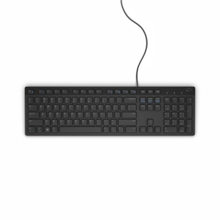 Keyboard usb dell kb216 multi black ru russian