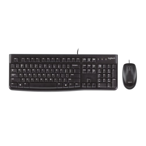 Teclado ingles + raton logitech mk120  us layout