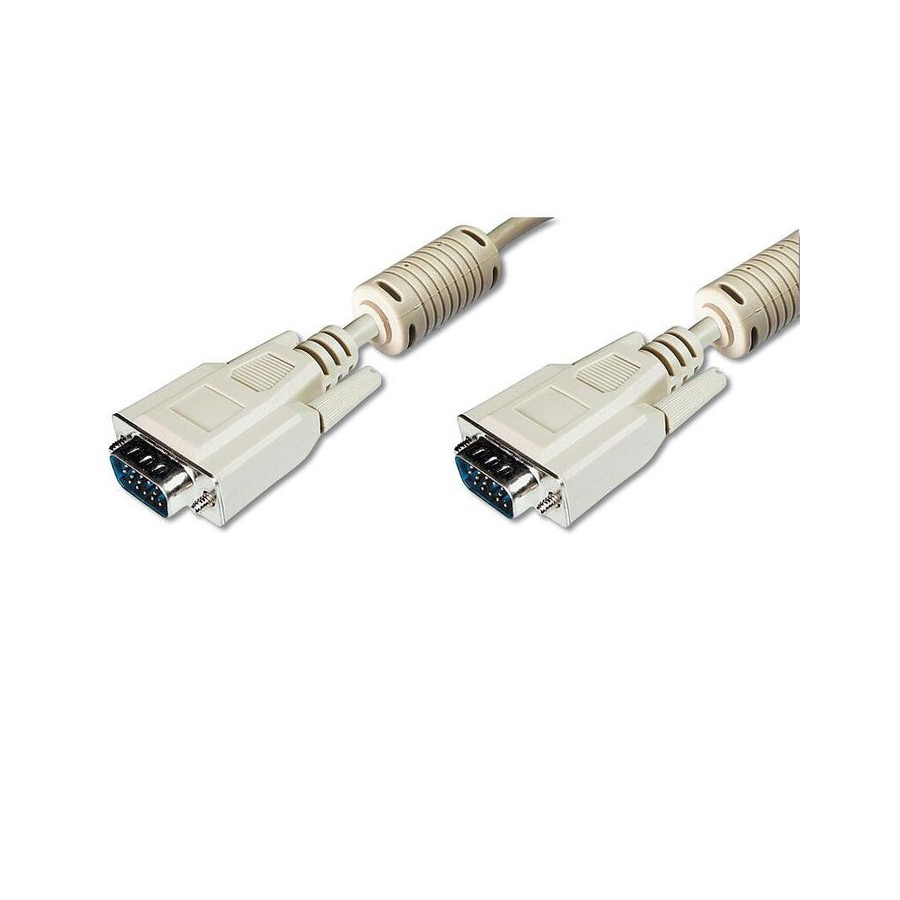 Assmann electronic ak-310103-050-e cable vga 5 m vga (d-sub) beige