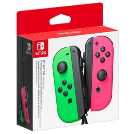 Gamepad nintendo switch joy-con verde/rosa