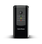 Cyberpower ut650eg-fr sistema de alimentación ininterrumpida (ups) línea interactiva 650 va 360 w 3 salidas ac