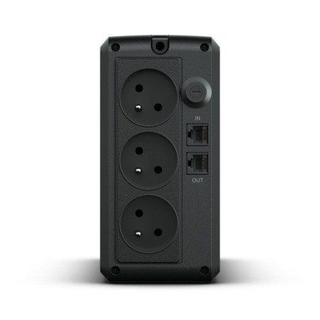Cyberpower ut650eg-fr sistema de alimentación ininterrumpida (ups) línea interactiva 650 va 360 w 3 salidas ac