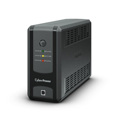 Cyberpower ut850eg-fr sistema de alimentación ininterrumpida (ups) línea interactiva 850 va 425 w 3 salidas ac