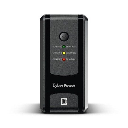 Cyberpower ut850eg-fr sistema de alimentación ininterrumpida (ups) línea interactiva 850 va 425 w 3 salidas ac