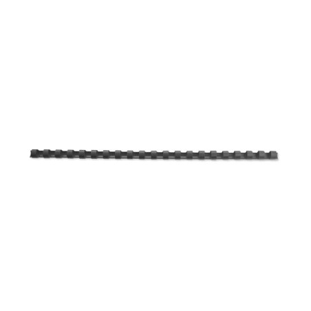 Gbc canutillo plástico 10 mm negro (caja 100)