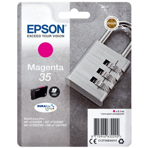 Epson tinta magenta workforce sx 35 durabrite ultra ink