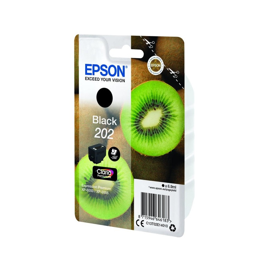 Tinta original epson 202 negro epson 202 negro 400 paginas/c13t02e14010 c13t02e14010