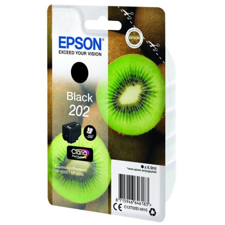 Tinta original epson 202 negro epson 202 negro 400 paginas/c13t02e14010 c13t02e14010