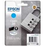 Tinta original epson 35 durabrite cian 650 paginas/c13t35824010 c13t35824010