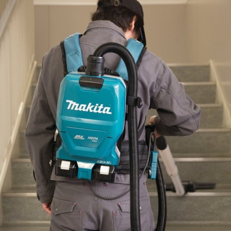 Aspirador de mochila  makita inalámbrico dvc261zx15