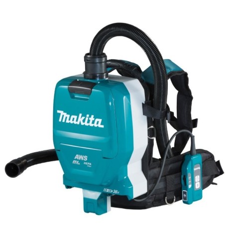 Aspirador de mochila makita inalámbrico dvc265zxu sin bateria / cargador