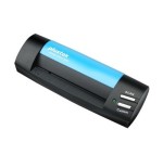 Plustek mobileoffice s602 1200 x 1200 dpi escáner de tarjetas de visita negro, azul a6