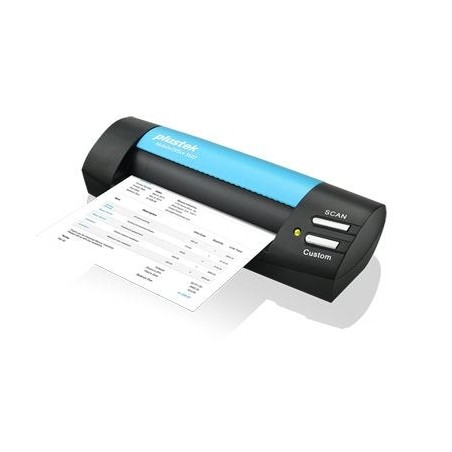 Plustek mobileoffice s602 1200 x 1200 dpi escáner de tarjetas de visita negro, azul a6