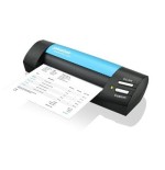 Plustek mobileoffice s602 1200 x 1200 dpi escáner de tarjetas de visita negro, azul a6