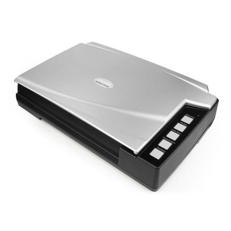 Plustek opticbook a300 plus 600 x 600 dpi escáner de cama plana negro, plata